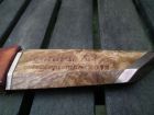 Hakkapella and burr willow Sgian Dubh