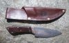 Full tang Raindrop Damasteel drop point gralloching knife