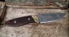 Full tang Dense twist drop point gralloching knife